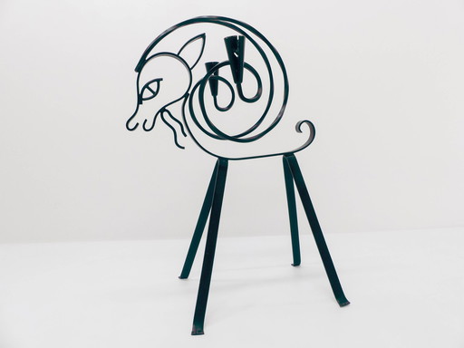 Chandelier Scandinave Vintage Faon En Fer Ystad Metall 1960