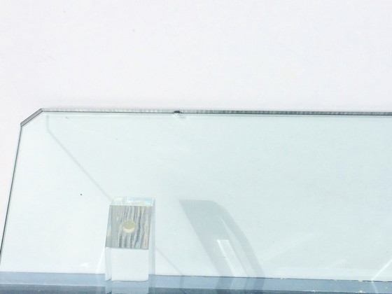 Image 1 of Table basse en plexiglas et verre. Vintage 80S