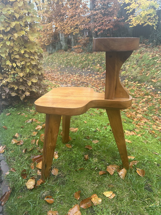 Image 1 of Tabouret de coiffeuse brutaliste