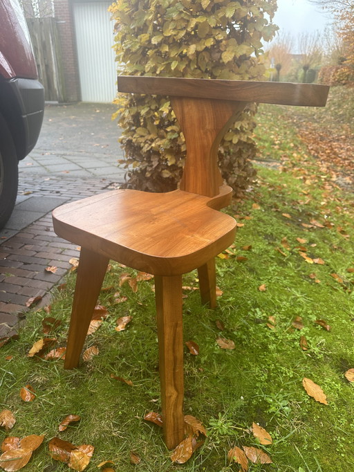 Tabouret de coiffeuse brutaliste