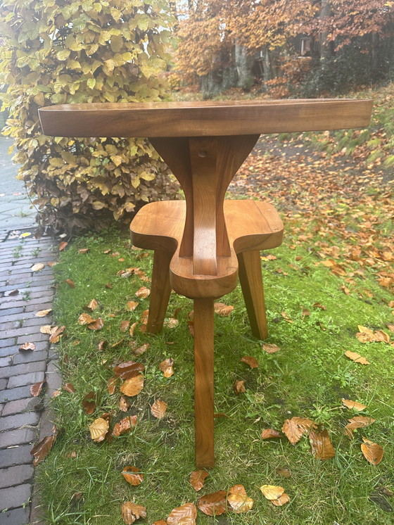 Image 1 of Tabouret de coiffeuse brutaliste