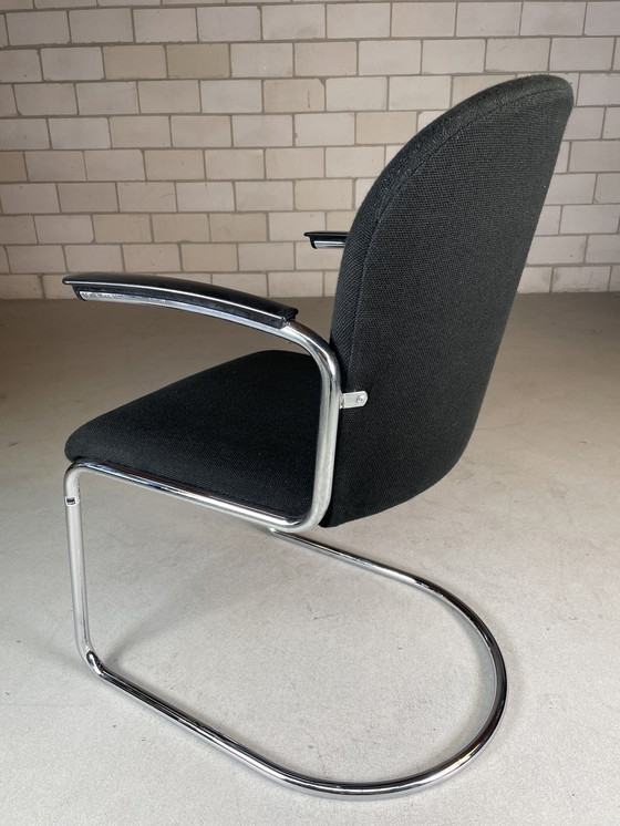 Image 1 of gebr van der stroom original hollandais modèle gispen 413 fauteuil