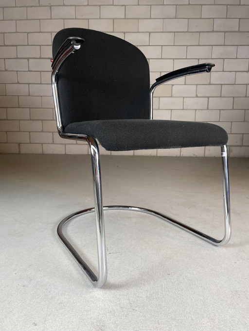 gebr van der stroom original hollandais modèle gispen 413 fauteuil