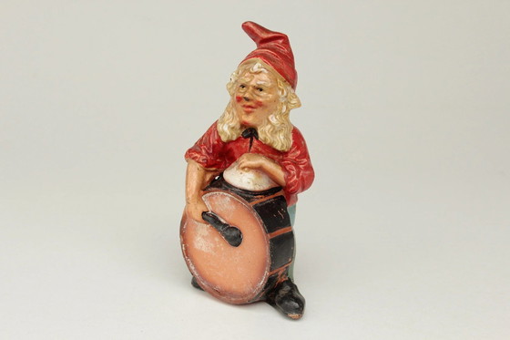 Image 1 of Ancienne figurine de Hertwig & Endert / gnome / nain de jardin