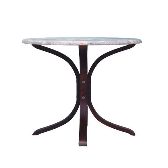 Image 1 of Table basse ronde, Design danois, 1980S, Production : Danemark