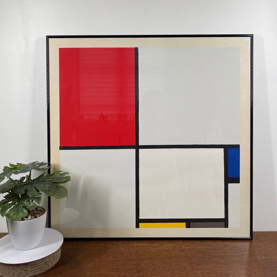 Image 1 of Sérigraphie vintage de Mondrian, 1983