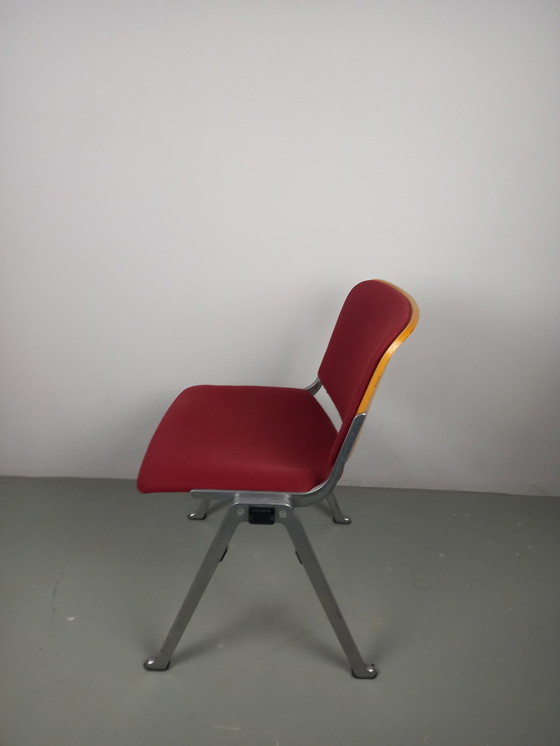 Image 1 of 4X Chaises industrielles empilables en aluminium