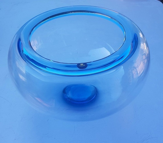 Image 1 of Bol Holmegaard Provence bleu ciel par Per Lütken pour Royal Copenhagen