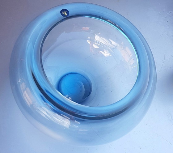 Image 1 of Bol Holmegaard Provence bleu ciel par Per Lütken pour Royal Copenhagen