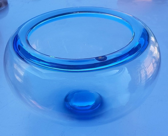 Image 1 of Bol Holmegaard Provence bleu ciel par Per Lütken pour Royal Copenhagen