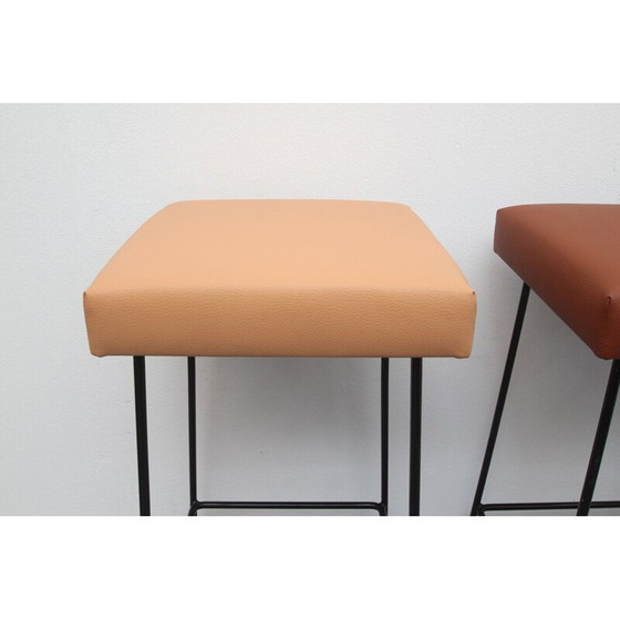 Image 1 of Ensemble de 4 tabourets de bar vintage par Wire 1960