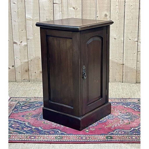 Table de chevet vintage en acajou, Angleterre 1930