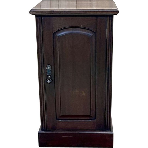 Table de chevet vintage en acajou, Angleterre 1930