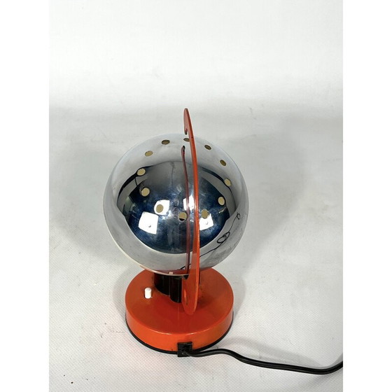 Image 1 of Lampe de table vintage en métal laqué et plastique, Italie 1960