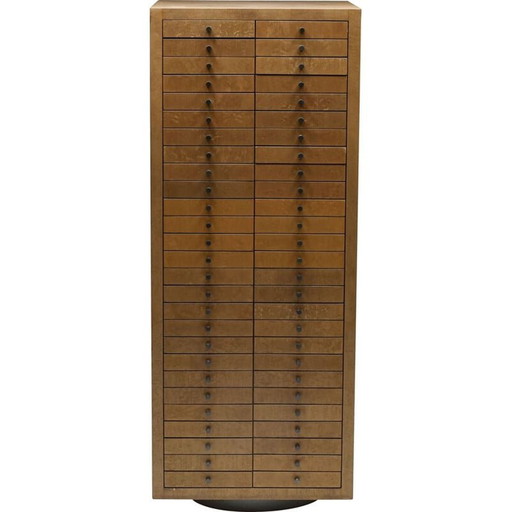 Meuble vintage en métal martelé par Frans Van Praet, Belgique 1980