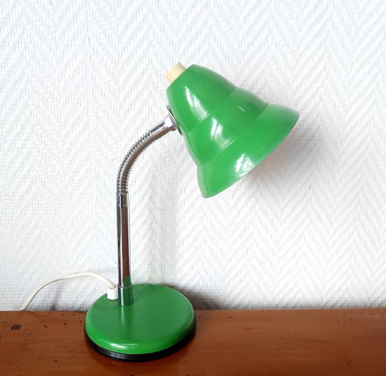 Image 1 of Lampe Cocotte Vintage Verte 1950