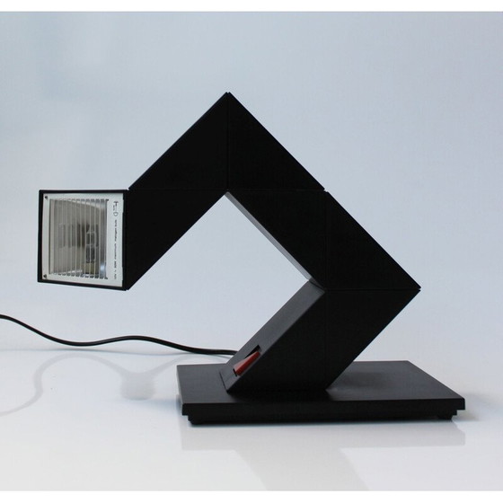 Image 1 of Lampe ZigZag vintage par Shui L.D.Chan pour Massive-Elite, Belgique 1984