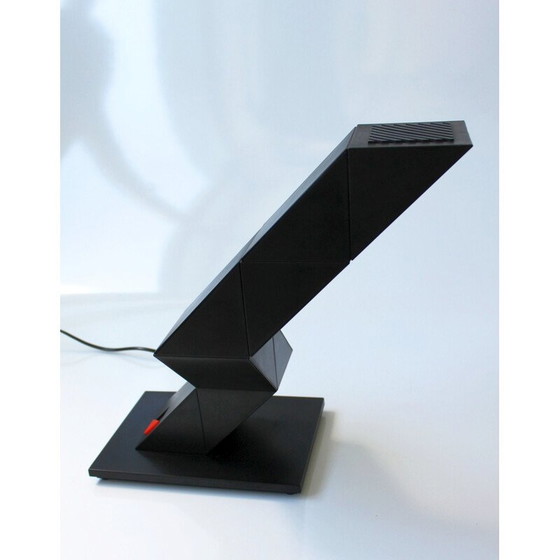 Image 1 of Lampe ZigZag vintage par Shui L.D.Chan pour Massive-Elite, Belgique 1984
