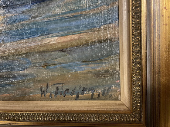 Image 1 of Willy Tiedjen peinture à l'huile Canards