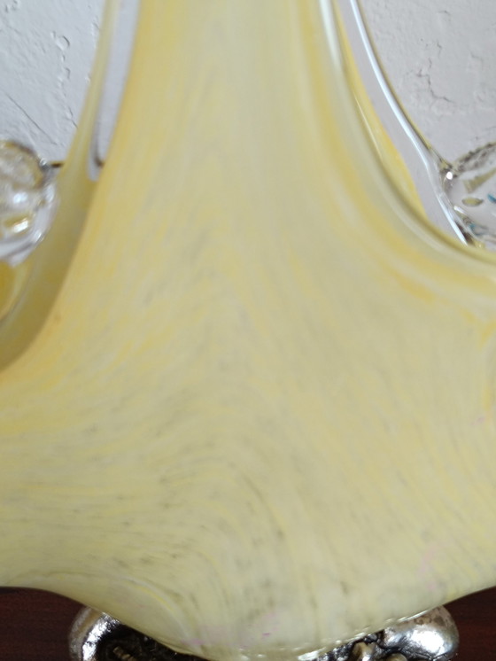 Image 1 of Porte Serviettes En Verre De Murano 