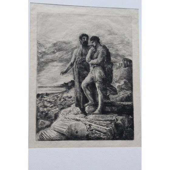 Image 1 of Gravure sur papier vintage, Japon