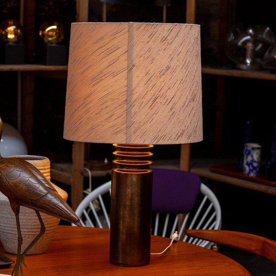 Image 1 of Lampe de bureau vintage en céramique Luxus par Uno et Östen Kristiansson, 1960