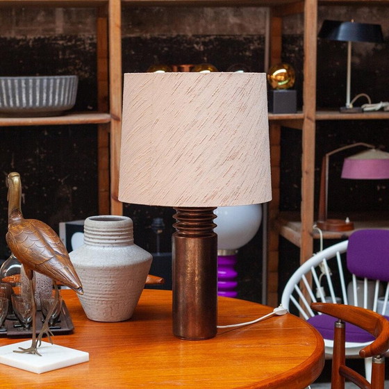Image 1 of Lampe de bureau vintage en céramique Luxus par Uno et Östen Kristiansson, 1960