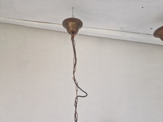 Image 1 of Paire de lampes cage Maritime Massive Vintage