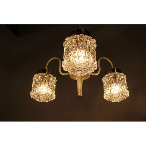 Lustre vintage de Kamenický Šenov, Tchécoslovaquie 1970