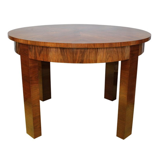 Image 1 of Table de salle à manger extensible moderniste vintage, années 1930