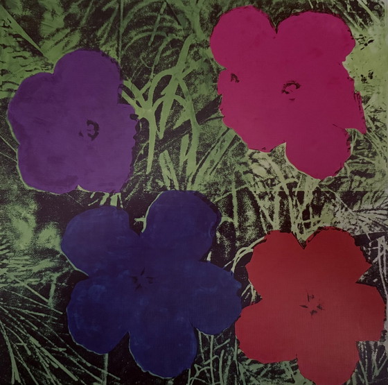 Image 1 of Andy Warhol : "Fleurs, 1964". Fondation Andy Warhol pour les arts visuels, New York.