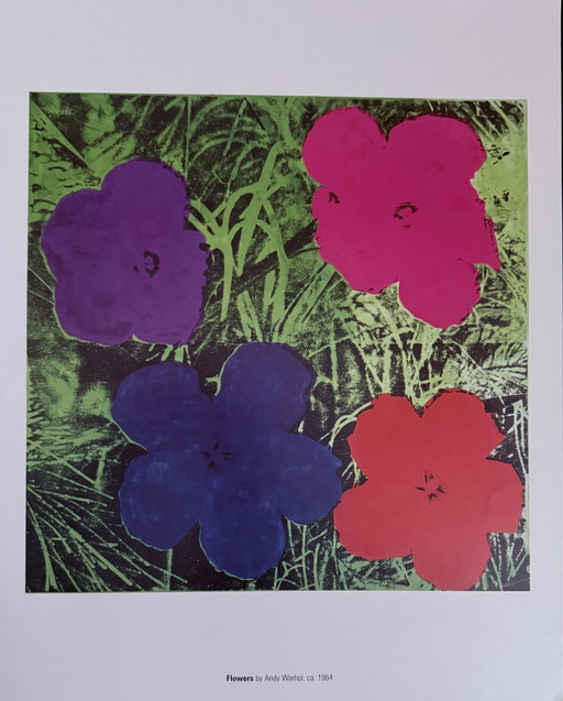 Andy Warhol : "Fleurs, 1964". Fondation Andy Warhol pour les arts visuels, New York.