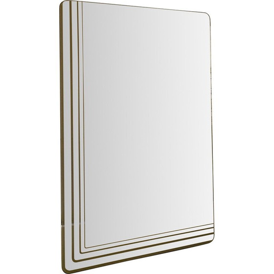 Image 1 of Miroir rectangulaire vintage, Italie 1970