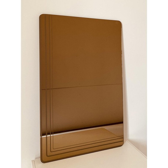 Image 1 of Miroir rectangulaire vintage, Italie 1970