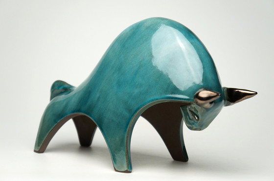 Image 1 of Sculpture de taureau en céramique, Urszula Despet