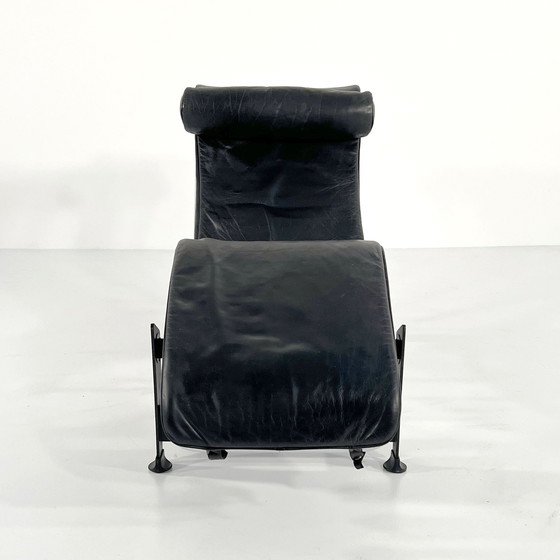 Image 1 of Chaise longue Lc4 noire de Le Corbusier pour Cassina, 1970S