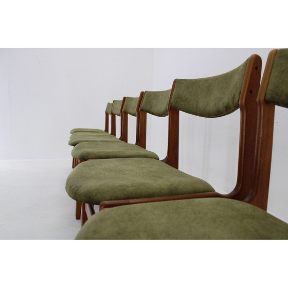 Image 1 of Ensemble de 6 chaises de salle à manger vintage en teck danois, années 1960