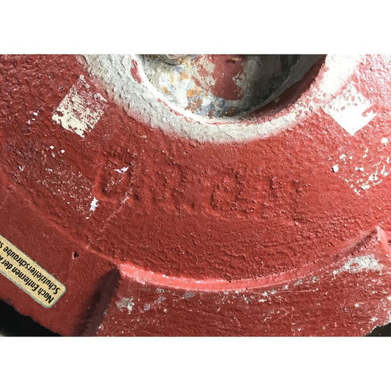 Image 1 of Lampadaire vintage à 2 lumières en laiton par Leuchtenbau Lengefeld Wittig and Schwabe, 1950