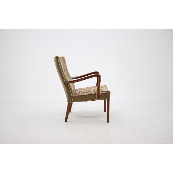 Image 1 of Fauteuil vintage en teck par Alfred Christensen, Danemark années 1940