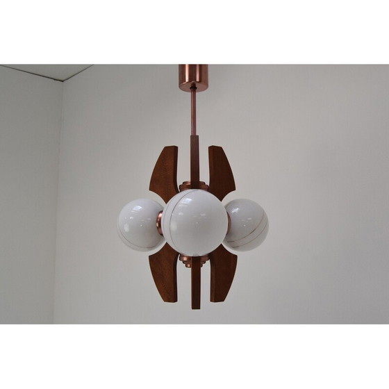 Image 1 of Lustre du milieu du siècle par Elektrofem, Hongrie, années 1970