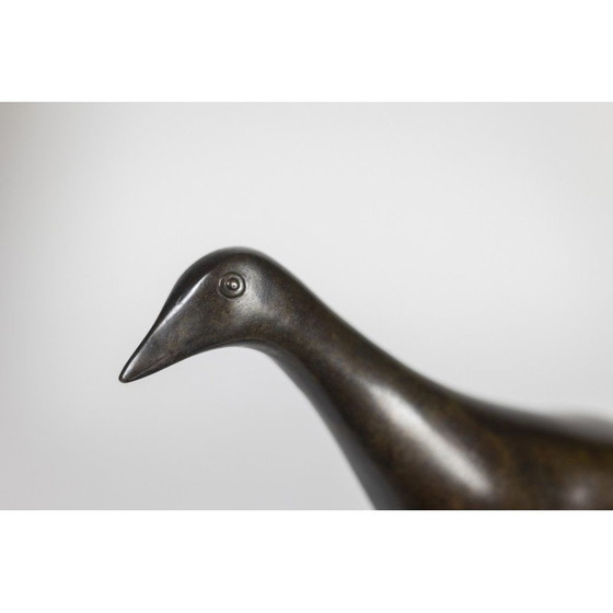 Image 1 of Sculpture en bronze "Moorhen" de François Pompon pour la Fonderie Valsuani, 2006