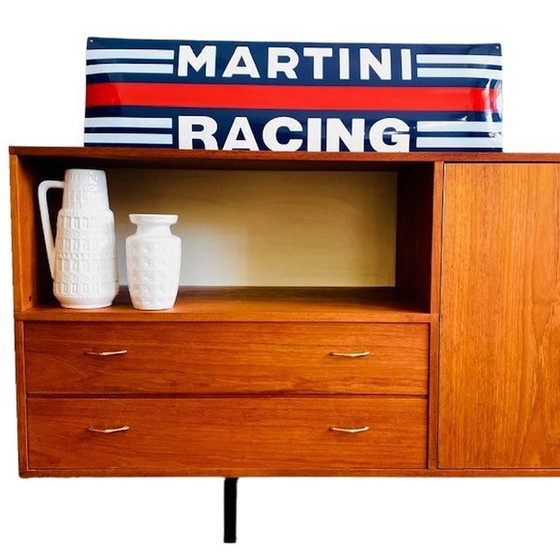 Image 1 of Panneau d'affichage en émail Martini Racing garage 100 cm