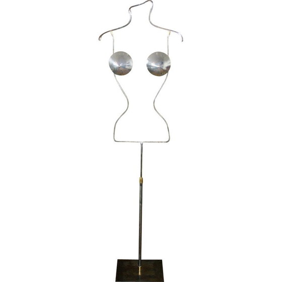 Image 1 of Mannequin vintage Art Déco sur pieds en acier et aluminium par René Herbst pour Siegel, 1930