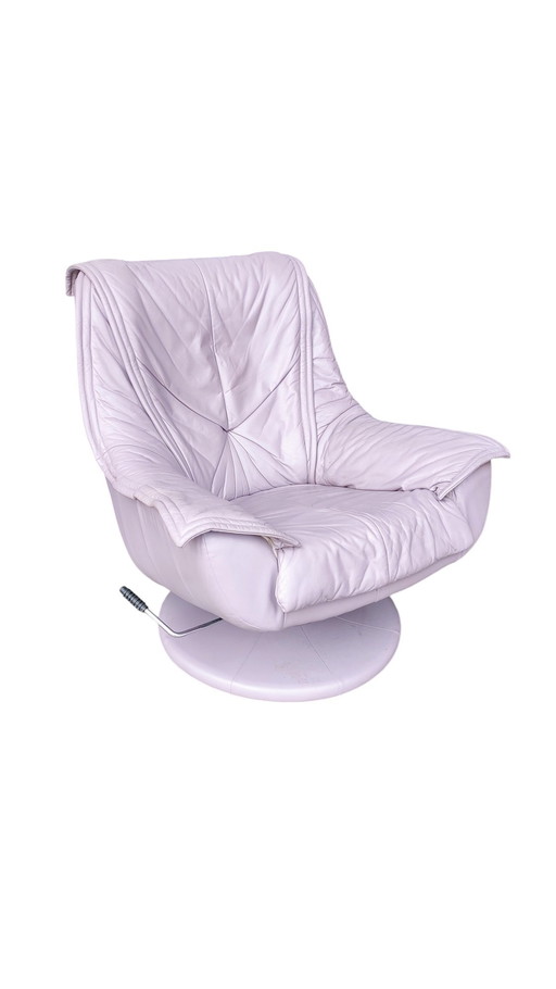 Chaise longue post-moderne lilas 1980S