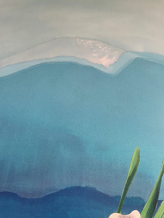 Image 1 of David Hockney, Mont Fuji et fleurs, 1972