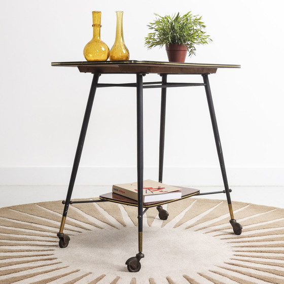 Image 1 of Table D'Appoint Roulante Vintage