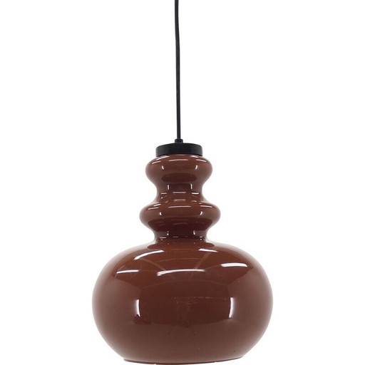 Lustre en verre du milieu du siècle, Allemagne, 1970