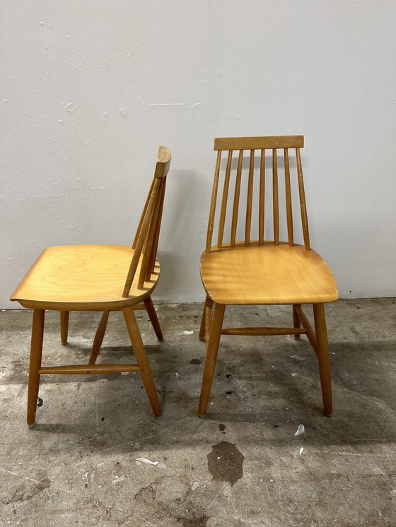 Image 1 of Chaises de bar vintage Ikea Modèle Tellus 1960s
