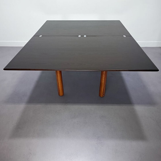 Image 1 of Table de salle à manger extensible en teck, Italie 1970