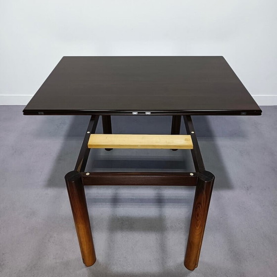 Image 1 of Table de salle à manger extensible en teck, Italie 1970
